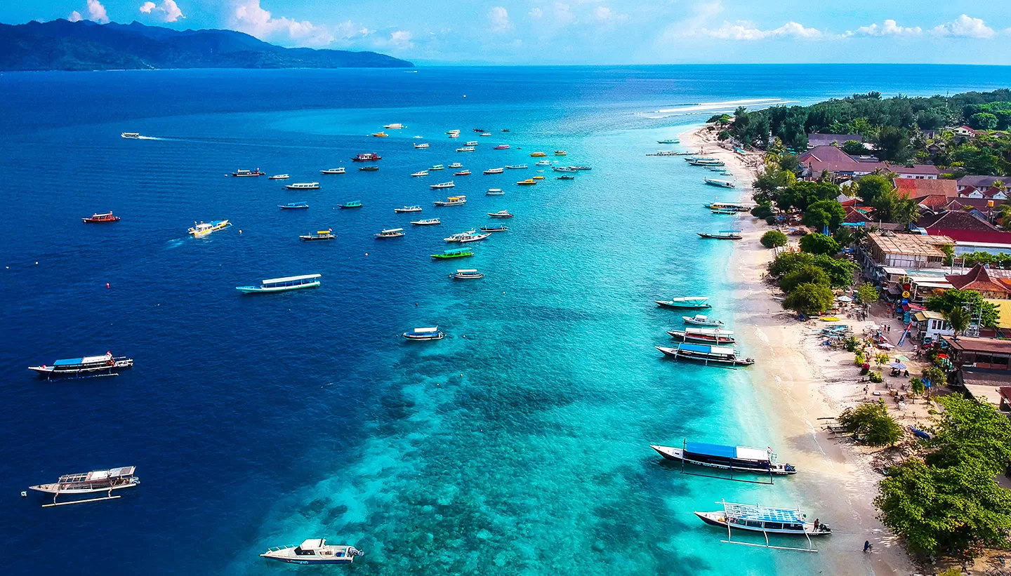 Pesona Pantai tiga gili